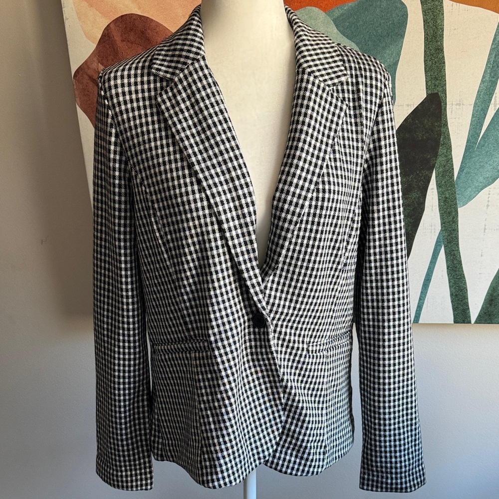 🖤🤍 Black & White Houndstooth Blazer 🖤🤍